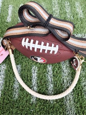 Seminoles Football Crossbody Bag with teams color's